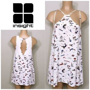 INSIGHT cosmic paradise dress/coverup. New